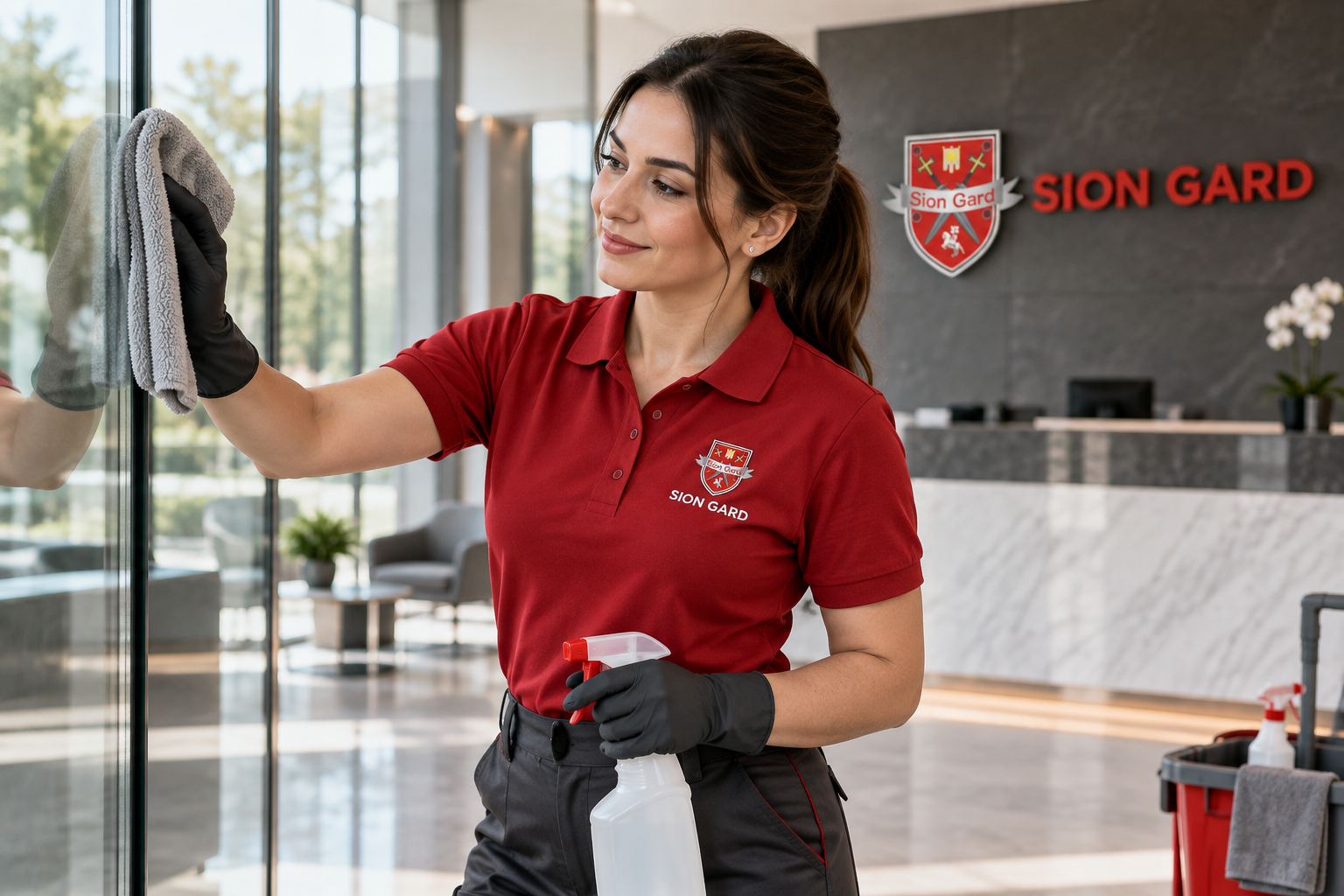 SION Gard — AI illustration of cleaning services